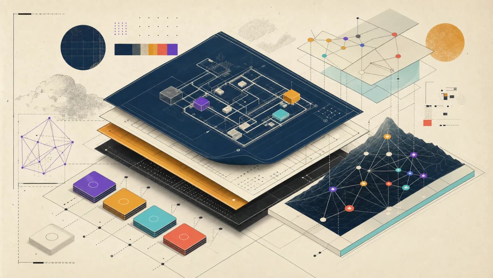 Editorial network diagram for Terraform for Network Engineers: State, Review, and Change Discipline